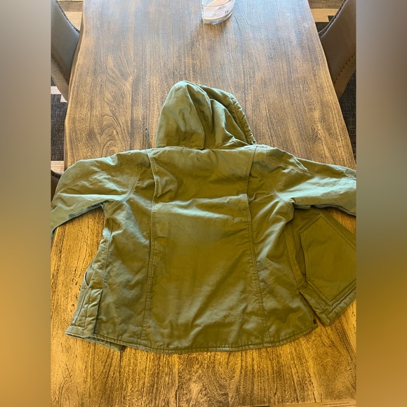 Berne Women's Sherpa-Lined Duck Hooded Jacket Medium - Picture 5 of 8